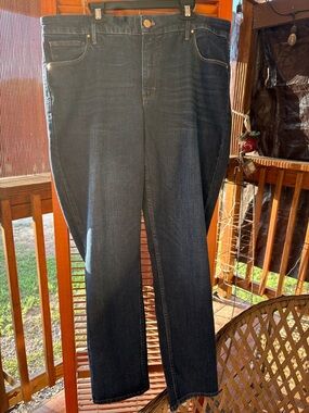White House Black Market Men's Navy Straight Jeans